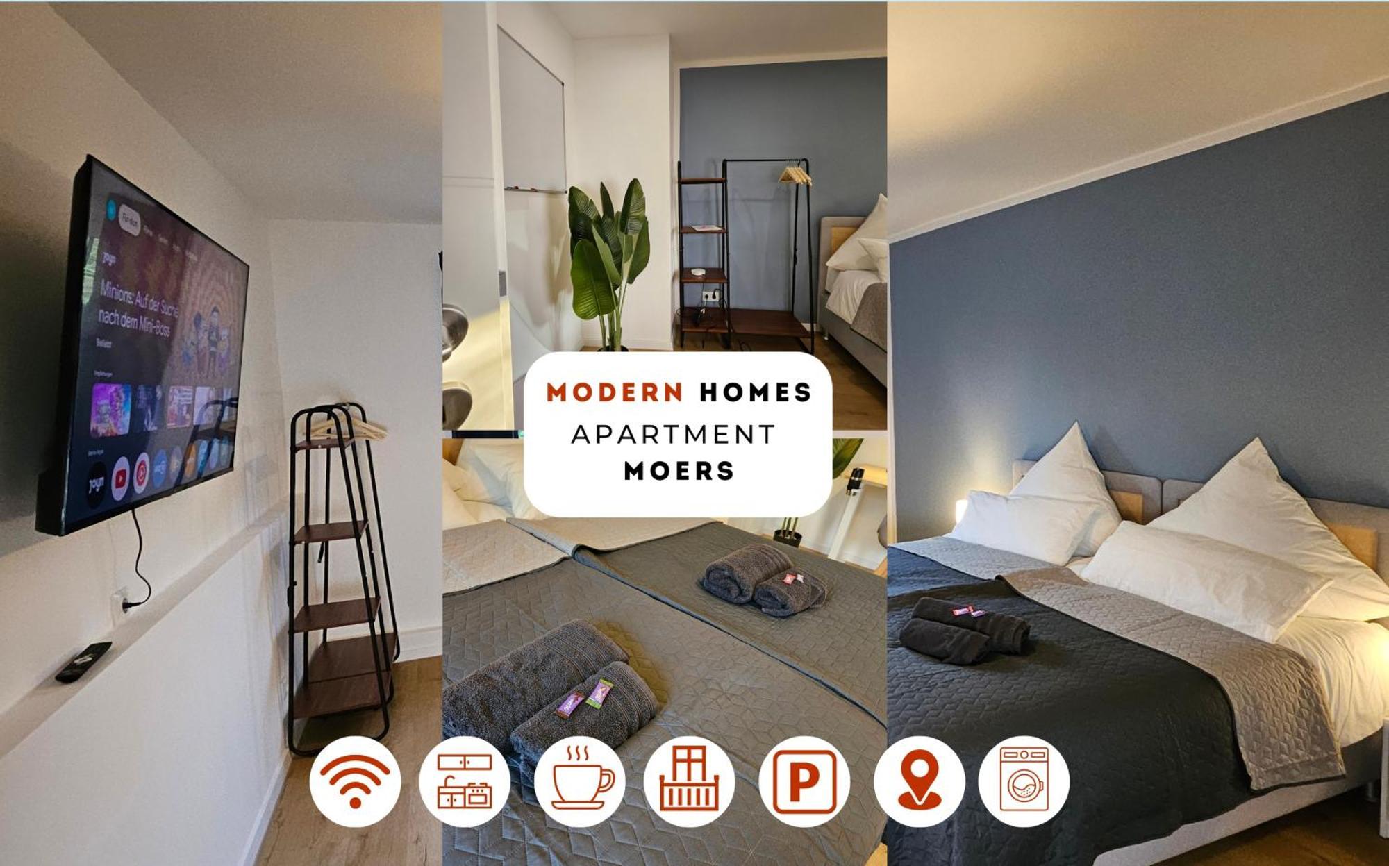 Modern Homes - Voll Ausgestatte Wohnung - Balkon - Hotelbetten - 4K Tv - Wlan Морс-Вінн Екстер'єр фото